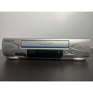 Panasonic 4-Head Omnivision Hi-Fi VCR (Blue Line) PV-V4623S Tested and WORKS